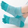GINZIN Toe Socks Women's Trainer Socks, Breathable Five Fingers Running