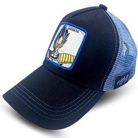 INN Unisex Baseball Cap with Dragon Ball Motif Cotton and Polyester Head Diameter 56-60 cm Fan Anime, blue