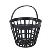 Black Golf Ball Basket Nylon Plastic Golfball Container Golf Ball