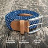 Pierrot Woven Elastic Stretchy Elastic Belt for Men and Women