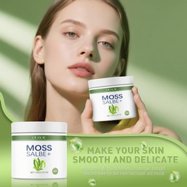 100G Moossalbe Plus, Mooscreme Gegen Falten, Moossalbe Gesicht Falten Testsieger, Aktiv Hautreparatur Moossalbe, Antifaltencreme, Soforteffekt Moos Salbe fürs Gesicht & gegen Falten