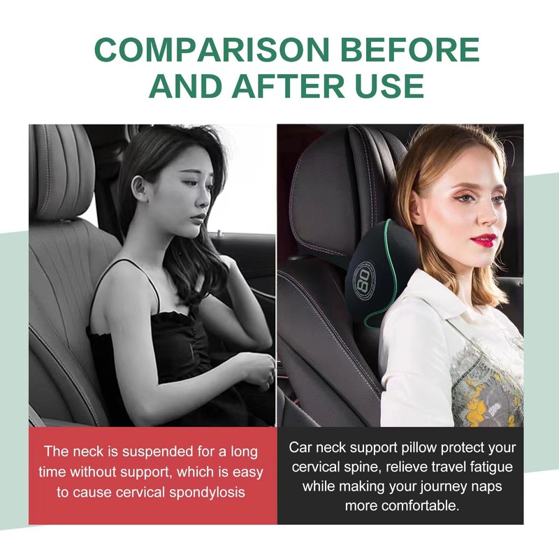 Really Soft Car Headrest Pillow, Car Pillow for Driving with