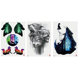 Nutrition Bizz Temporary Tattoos for Women Kids Teen Arm Tattoo Fake Tattoo Lotus Cherry Blossoms Biker Tattoo Waterproof Stickers Beach Arms Shoulders Chest & Back (Pack of 12# 2)