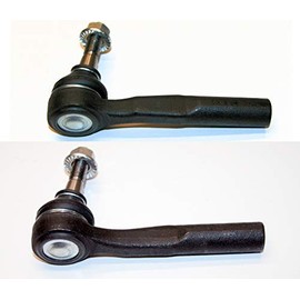 DAKAtec 150080+150081 Tie Rod End Front Axle Left and Right (Pack of 2)