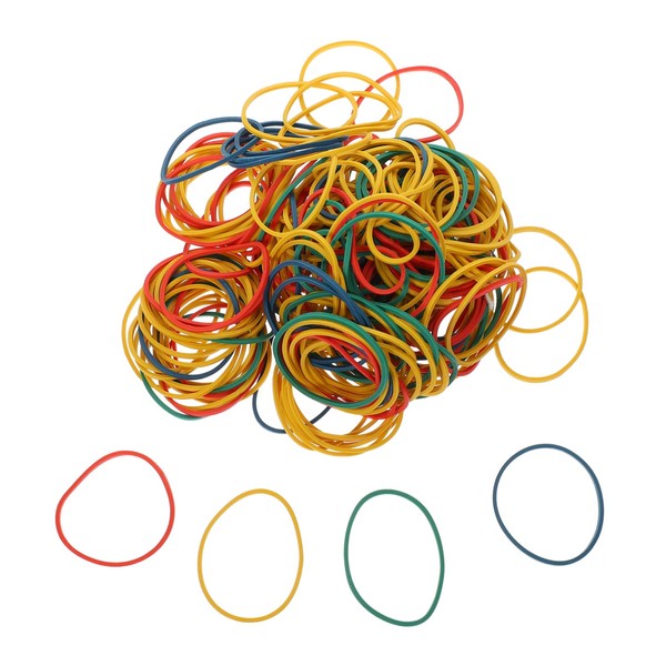 Operitacx Natural Elastic Bands 2 Boxes of Portable Rubber Bands