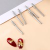 6 Pcs Mandrel Nail Drill Bits,Sanding Bands for Nail Drill,Mini