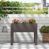 Giantex Raised Garden Bed with Legs, Self-Watering Planter Box with
