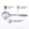 Specialist Pipe Bracket (Pack of 4) Metal Pipe Brackets Clamps