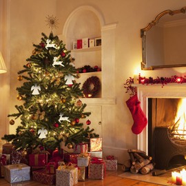 Pack of 90 Christmas Wooden Pendants, Wooden Christmas Decoration, Ornaments for Christmas Tree, Christmas Decoration Pendant with Coloured Pen, Lanyard and Bell for Christmas Tree, DIY Decoration