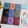 Wason A5 Journal with Lock PU Leather Ring Binder Portfolio,