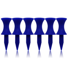 Golf Tees Plastic Golf Tees Tee Set for Driver Value 60 Pack of 100 Reusable Plastic Short Long Blue Red Pink Orange White Multi Colour 32 39 51 58 70 mm for Golfers (Blue 39 mm, Pack of 100)