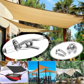 Mbsomnus Set of 24 Rope Clamps 3 mm Set of 12 Wire Rope Clips M3 and 12 Pieces Wire Rope Thimbles 3 mm Stainless Steel A4 DIN741 Bow Rope Clamp Steel Cable Connector for Clamp Steel Wire Washing Line