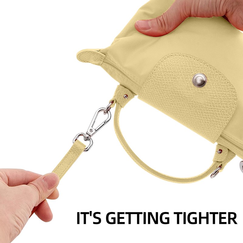 jiesinlov Cowhide Leather Bag Strap Conversion Kit Replacement Adjustable Crossbody