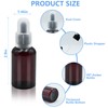 AskBed 4 Pack 2 Oz (50ml) Amber Plastic Essential Dropper