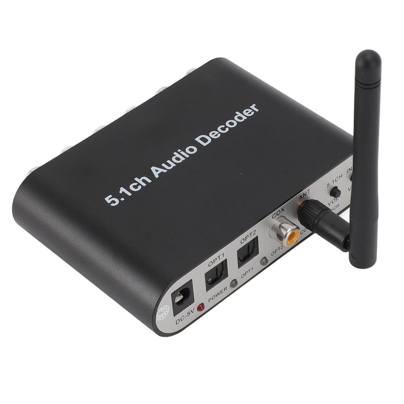 5.1 Channel Digital Sound Decoder Professional Bluetooth 5.0 Optical SPDIF