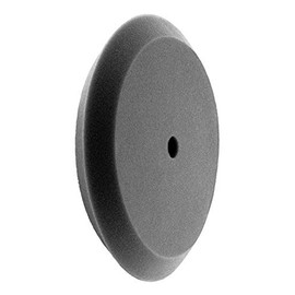 HI-Buff 8" Foam Buffing Pads, Polishing Pad, Fits 7" Backer, Slant Design, Hook and Loop (Black Final Finish)