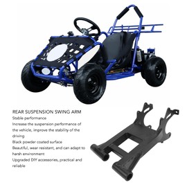 Acouto Rear Suspension Swing Arm Kart Frame Kit, Rear Axle Fork Suspension Rocker Arm Swing Frame Suspension Kit for Cart ATV UTV Quad Pit Bike Accessories