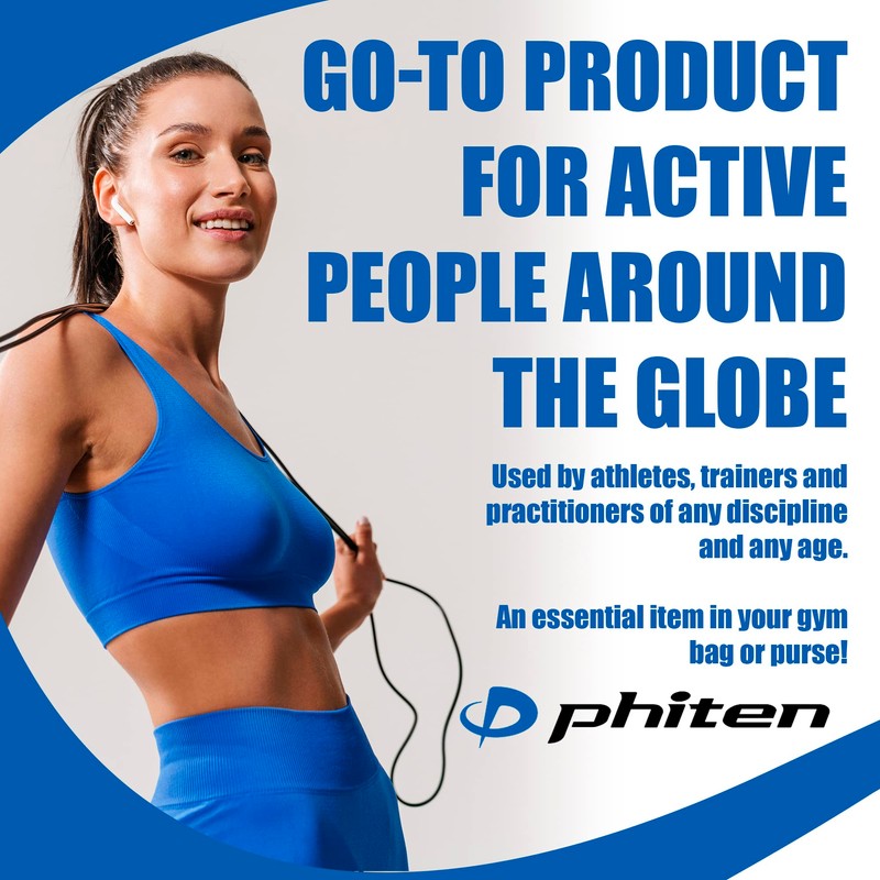 Phiten Metallic Black Metallic Tape 2.0 x 1.7 ft (5.0