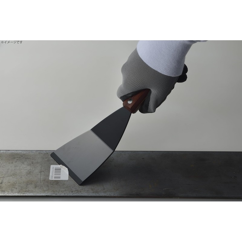 Takagi Takagi Black Cationic Scraper, Curved Blade, 3.0 inches (75