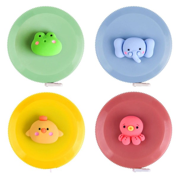 ASTARON 4 Pcs Soft Measuring Tape for Body Measurements Retractable，Cute