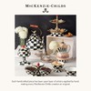 MACKENZIE-CHILDS Enamel Curiosity Pot, Decorative Container for Home Decor, Black-and-White