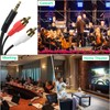 PASOW 3.5mm Stereo Male to 2RCA Male (Right and Left)