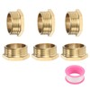 sourcing map 6 Pcs G1 Male x G1/2" Female Threaded