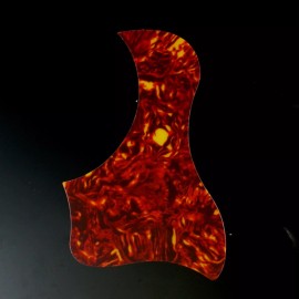 mlaval Self Stick thin acoustic guitar pickguard Style-3 ,Tortoise Brown