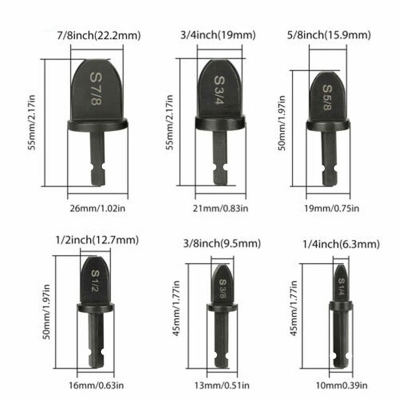 CENPEK HVAC Tools, Swaging Tool, Drill Bit Set, Multifunction Copper