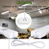 hykolity 4 Pack 4FT LED Shop Light, Linkable Utility Shop