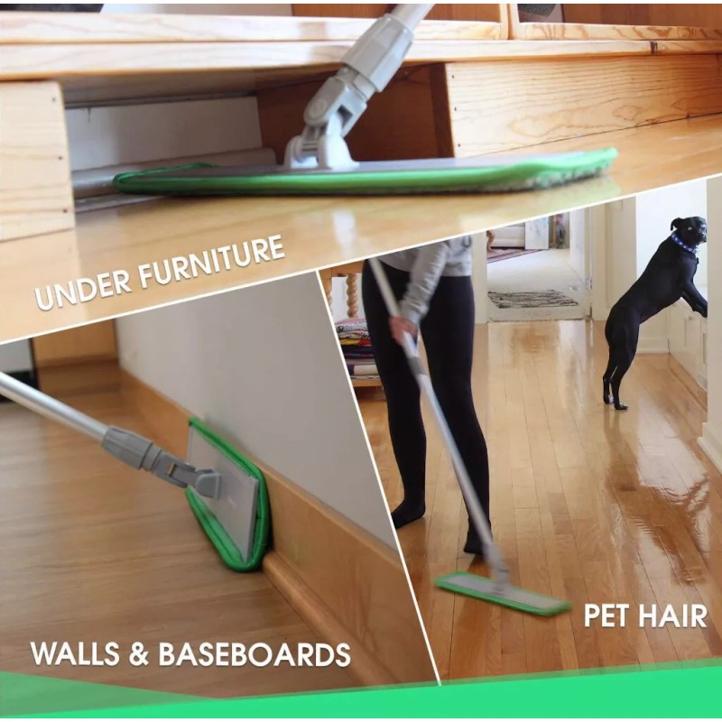 Turbo Mop Microfiber Mop for Floor cleaning- Tile & Wood