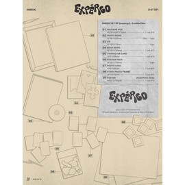 NMIXX expergo 1st Mini Album Limited Version CD+POB(1p Poster)+Package Box+84p PhotoBook+1ea Bookmark+1p Character Card+Sticker Pack+1p PhotoCard+1eqa Story Photo Frame+Tracking Kpop Sealed