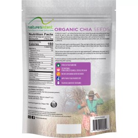 Nature's Intent, Organic Chia Seeds, 3 lb 12/2025 Kosher Gluten Free High Fiber