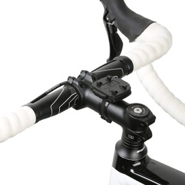Wicked Chili Slim Bicycle Handlebar / Stem Mount (Cable Ties, Quick Release, Made in Germany) Black for Smartphone, GPS Device with 4-Claw System