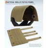 Pitozer Molle Hook&Loop Panel, Mounting Placard Platform for Hook-Backing Pouch,Tactical