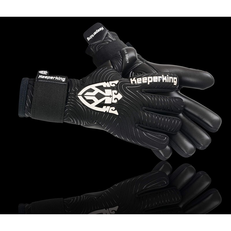Keeperking Goalkeeper Gloves for Adults, Juniors, Men's, Unisex Football Gloves,