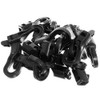 West Coast Paracord Black Hard Plastic Cord End Hooks with