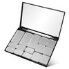Gatuida Magnetic Eyeshadow Palette Empty Makeup Tray for Professionals 12-Pan Capacity for Travel and Makeup Artists Compatible Magnetic Pressed Powders