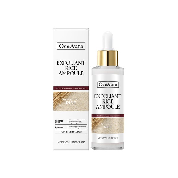 Axnzp Black and White Rice Peeling Ampoule, Deep Pore Cleansing