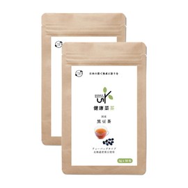 Black Bean Tea Tea Bag Made in Japan 0.2 oz (5 g) x 80 Packs, Hokkaido Black Beans