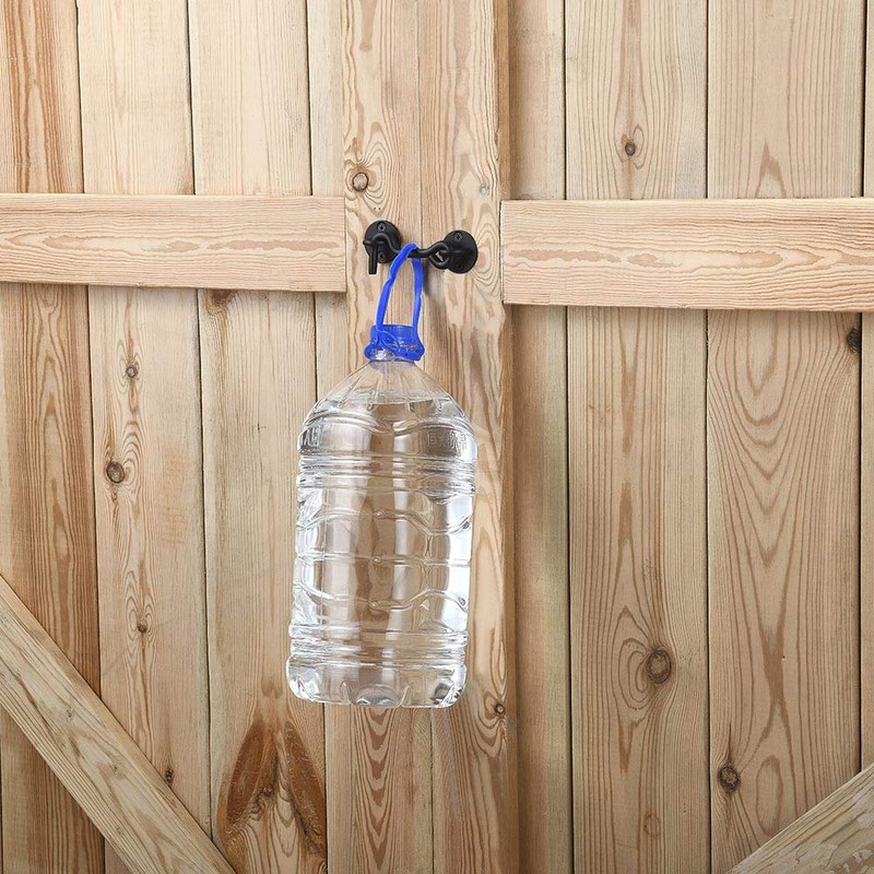 Raswik 4” Privacy Hook and Eye Gate Latch Easy Lock