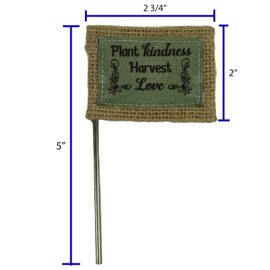 Cathedral Art Abbey & CA Gift Plant Kindness Flag Flower Pick