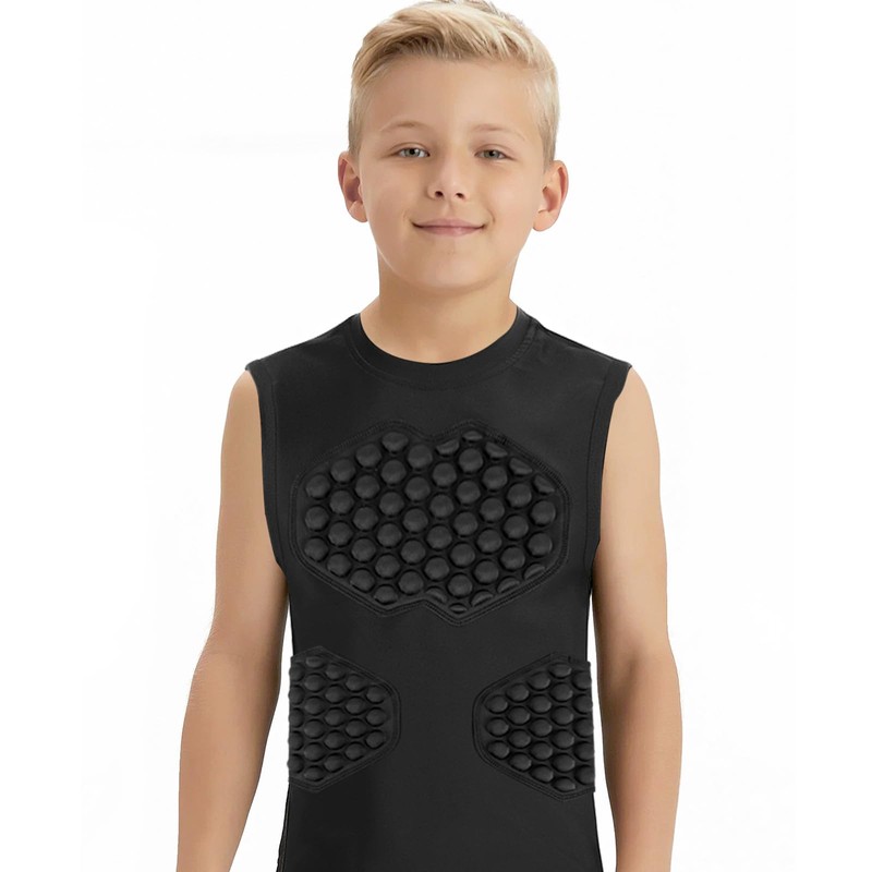 HolyElks Baseball Chest Protector Youth, Padded Compression Shirt for Baseball