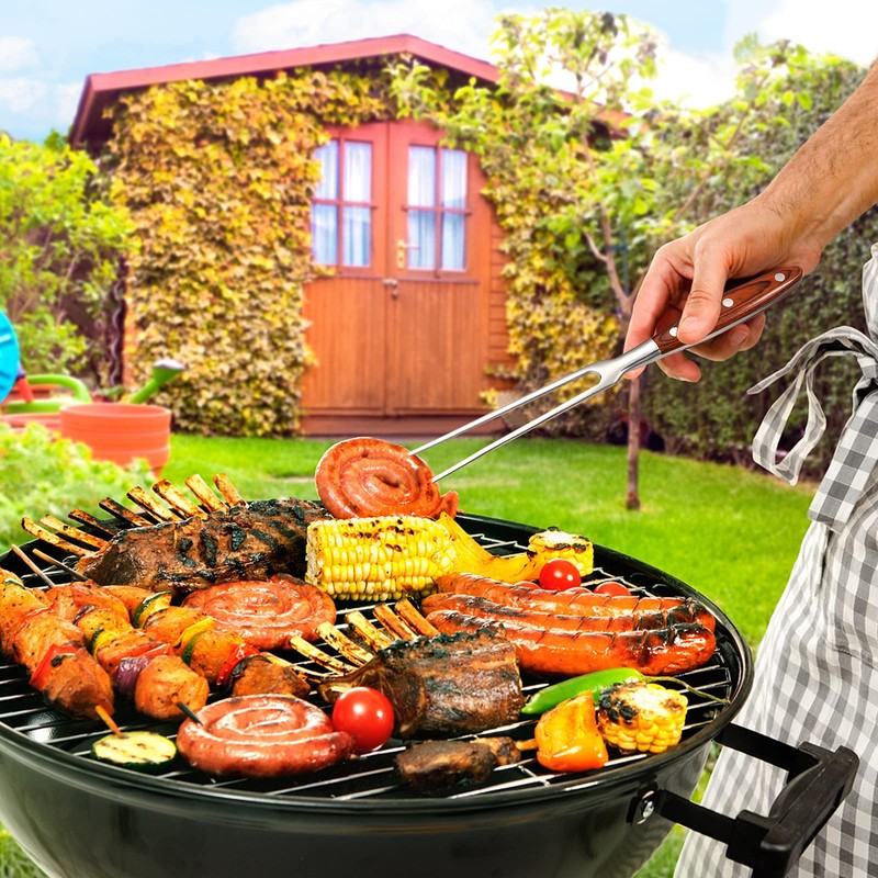 UPKOCH BBQ Fork Stainless Steel Meat Fork Cook Forks Two