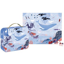 Janod 100 Piece Arctic Ocean Floor Puzzle - Ages 6+ - J02673