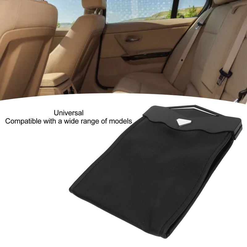 LED Car Trash Can Waterproof Compact Leak Proof Reusable Artificial