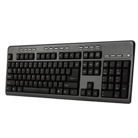 Adesso Multimedia Desktop USB Keyboard with 2-Port USB Hub (AKB-131HB)