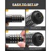 KEYSTP 5-Digit Bike Lock Cable, Heavy Duty Resettable Combination Bicycle