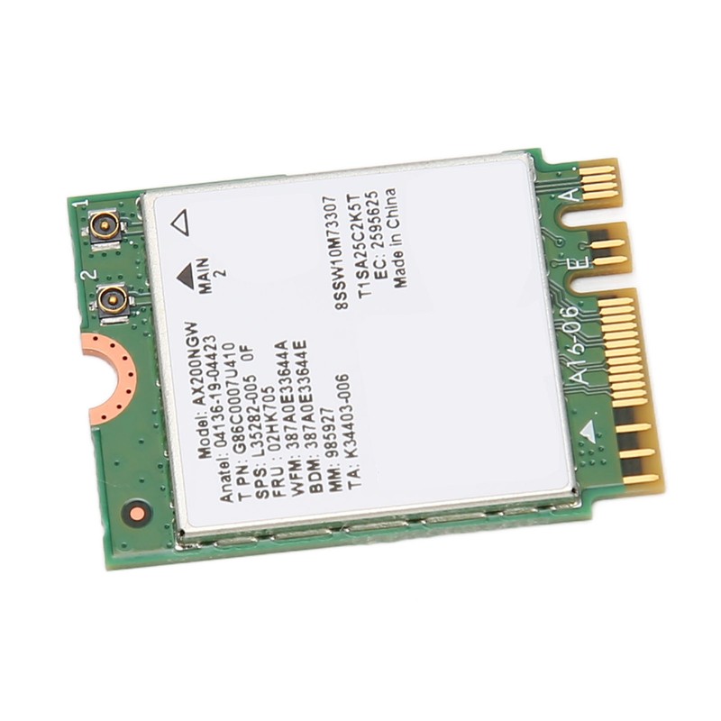 WiFi 6 Network Card for Intel AX200NGW 802.11ax Bluetooth 5.2
