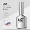 GAOY Gray Glassy Cat Eye Gel Nail Polish, 16ml Glitter